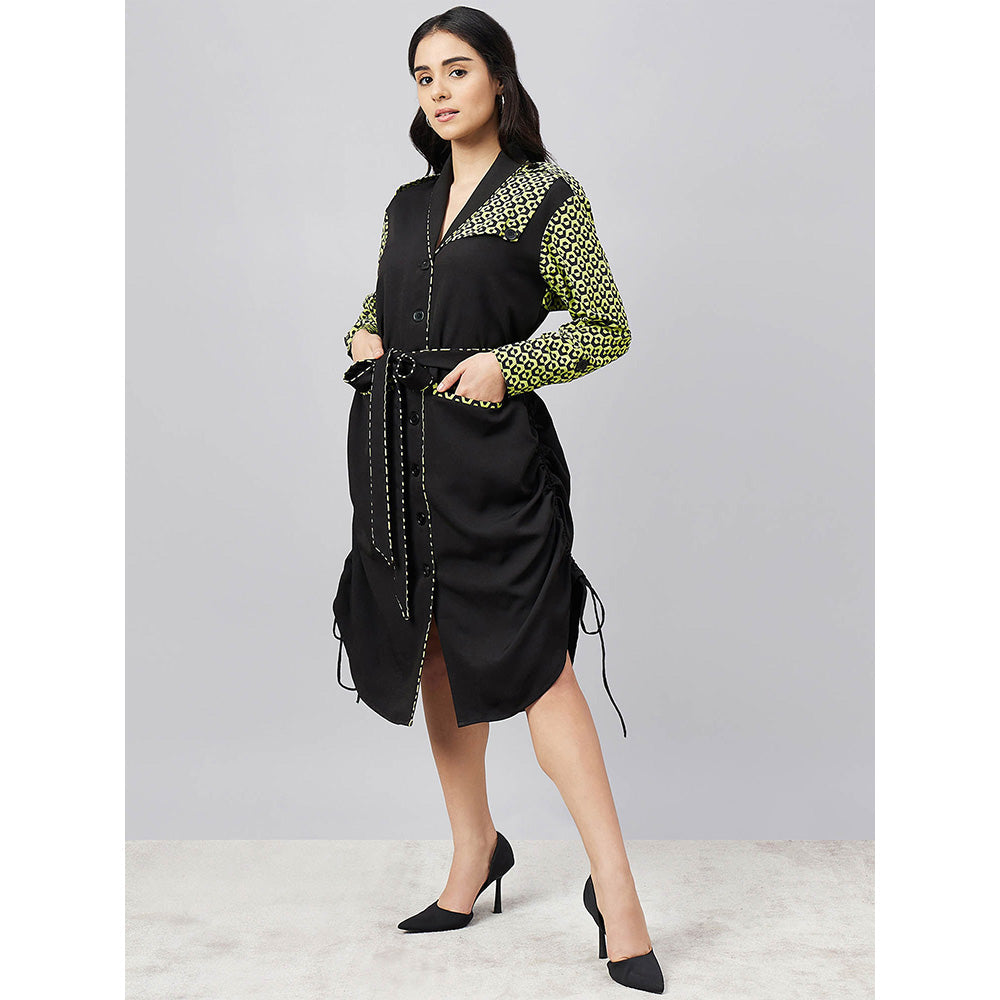First Resort by Ramola Bachchan Print Shirt Dress with Belt (Set of 2)