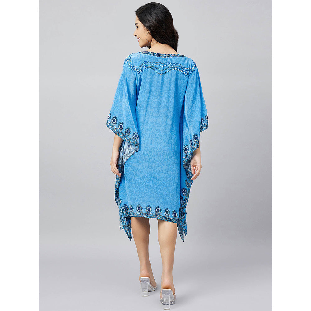 First Resort by Ramola Bachchan Pearl Kaftan Dress