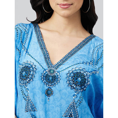 First Resort by Ramola Bachchan Pearl Kaftan Dress