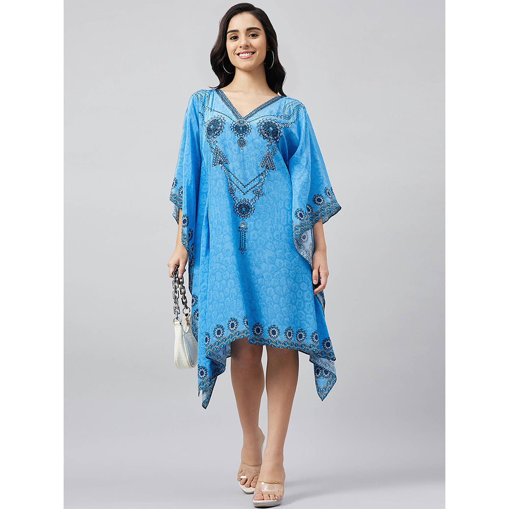 First Resort by Ramola Bachchan Pearl Kaftan Dress