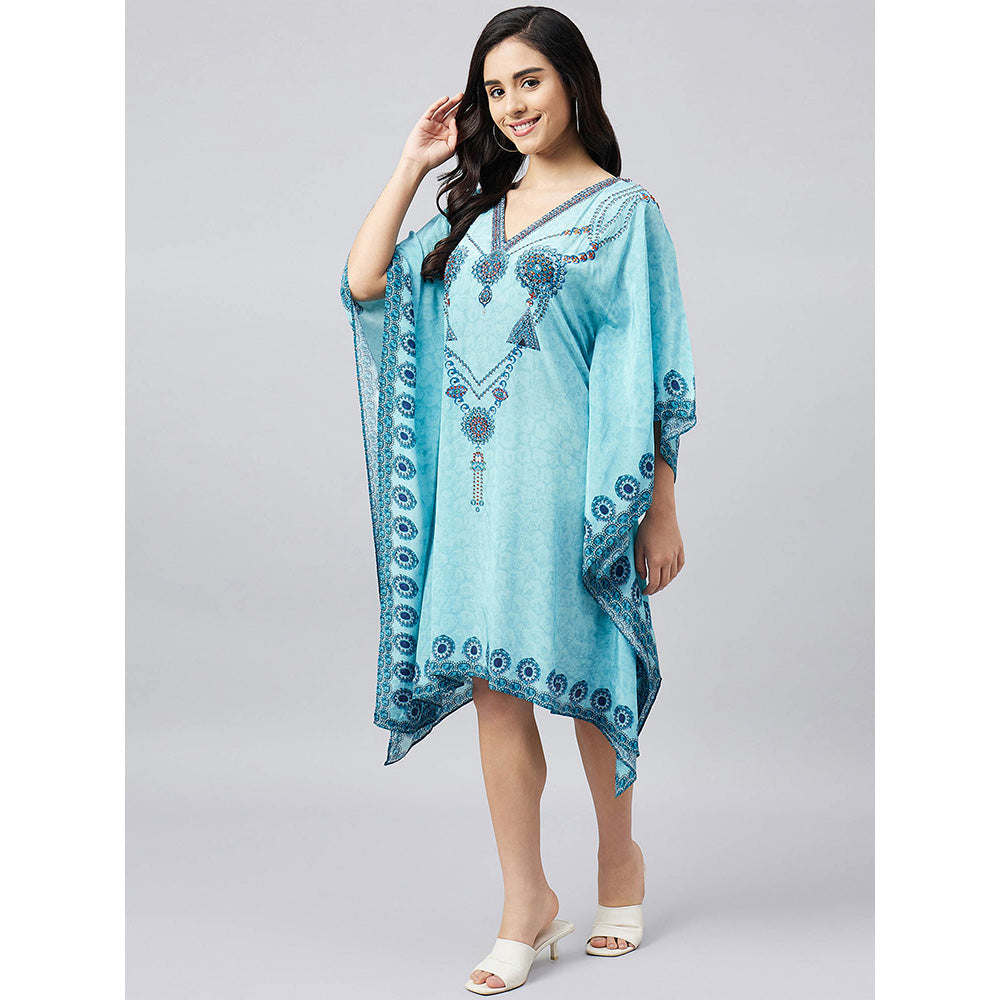 First Resort by Ramola Bachchan Pearl Kaftan Dress