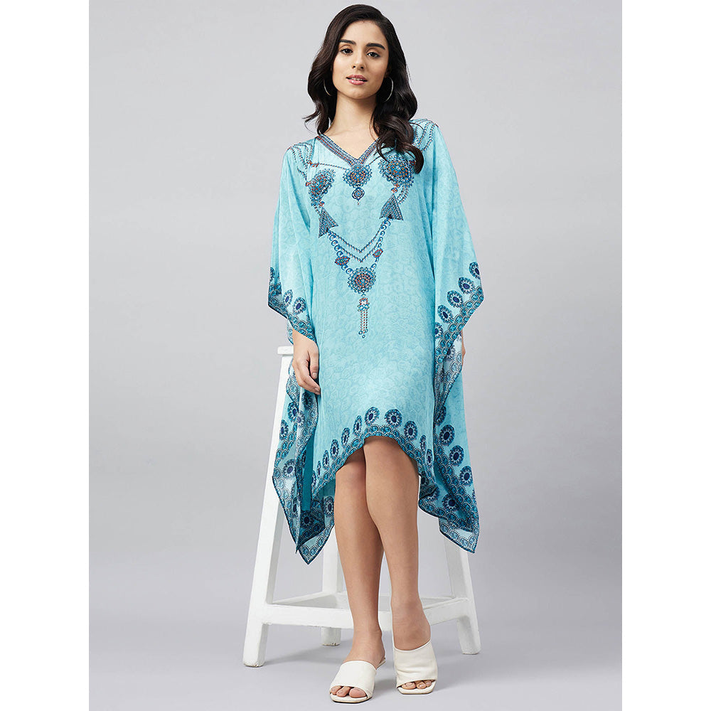 First Resort by Ramola Bachchan Pearl Kaftan Dress
