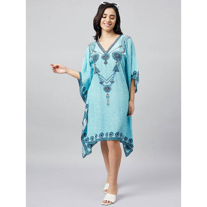 First Resort by Ramola Bachchan Pearl Kaftan Dress