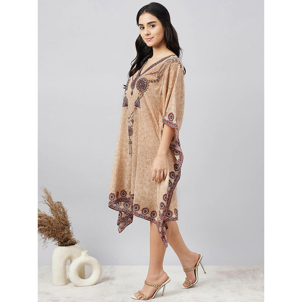 First Resort by Ramola Bachchan Pearl Kaftan Dress