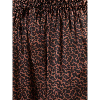 First Resort by Ramola Bachchan Brown Animal Print Pant
