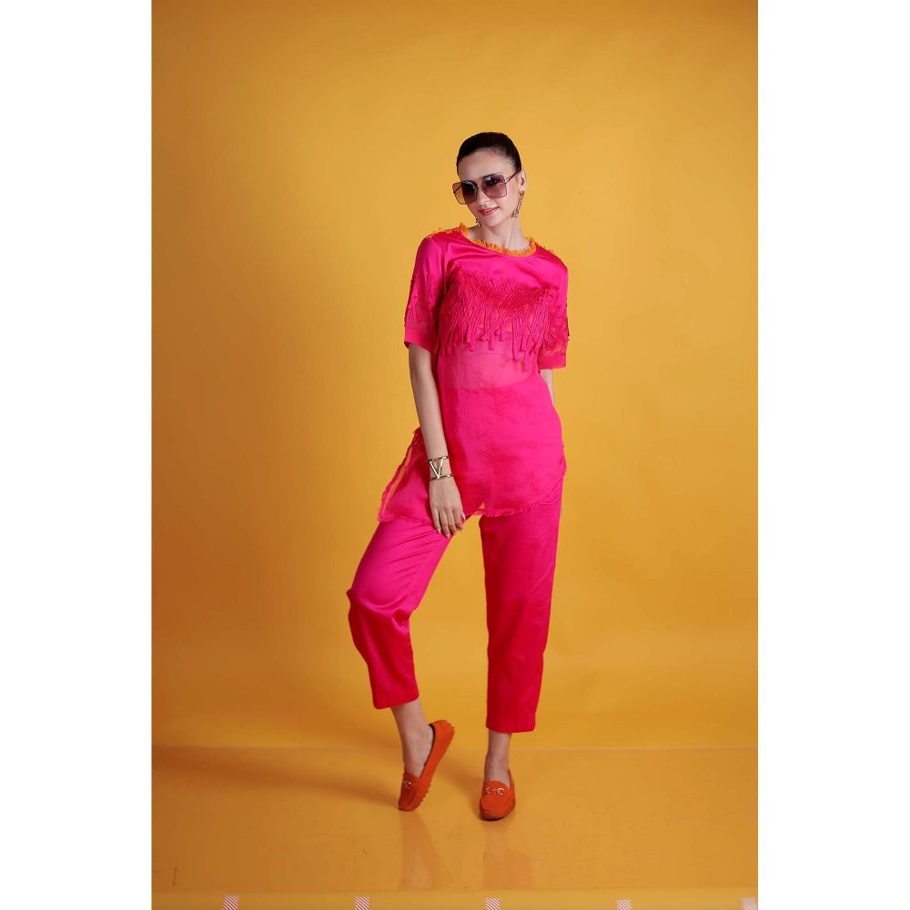 Firki by Sweta Pink Sugar Rush Co-Ord (Set of 2)