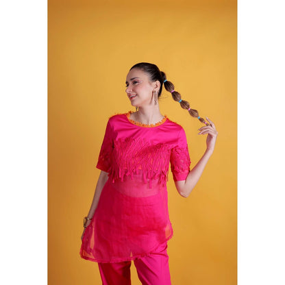 Firki by Sweta Pink Sugar Rush Co-Ord (Set of 2)