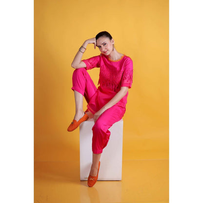 Firki by Sweta Pink Sugar Rush Co-Ord (Set of 2)