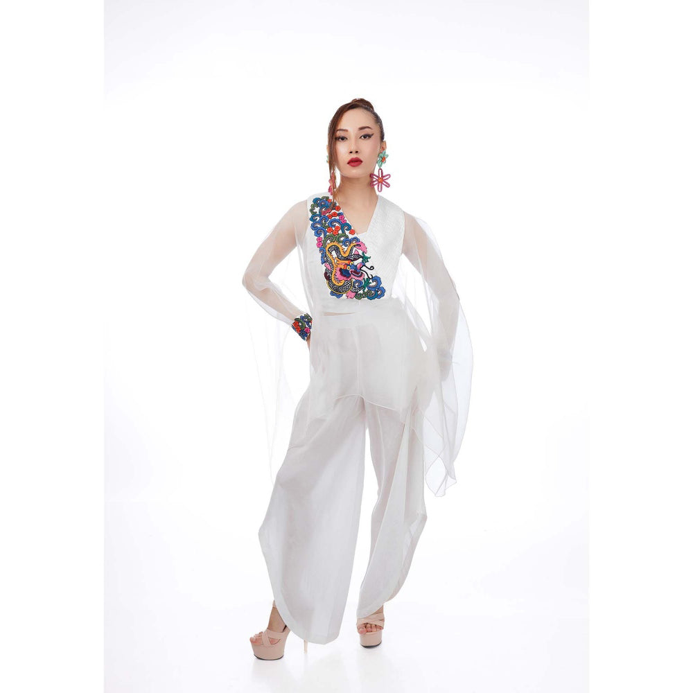 Firki by Sweta Ivory Co-Ord (Set of 3)