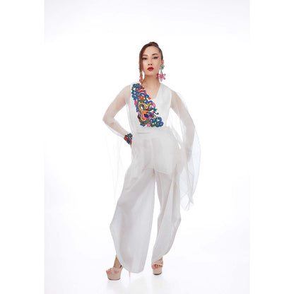 Firki by Sweta Ivory Co-Ord (Set of 3)