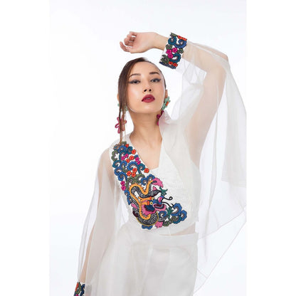 Firki by Sweta Ivory Co-Ord (Set of 3)