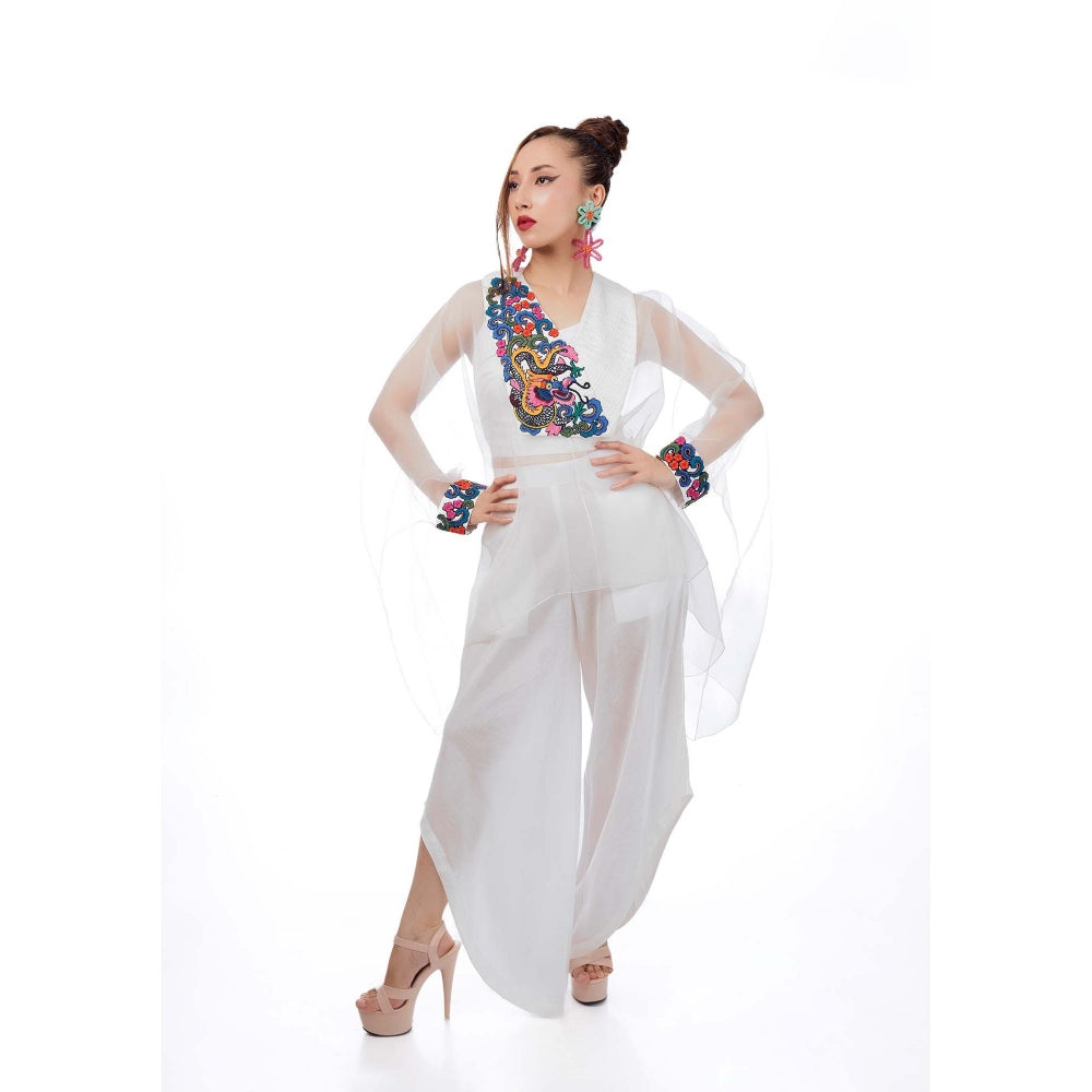 Firki by Sweta Ivory Co-Ord (Set of 3)