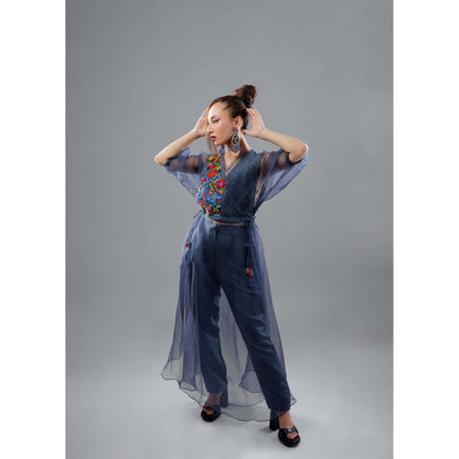 Firki by Sweta Grey Misty Co-Ord (Set of 2)