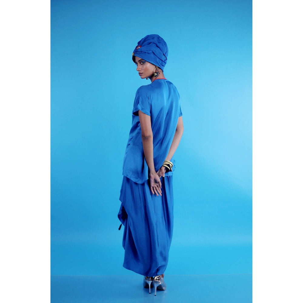Firki by Sweta Blue Althea Co-Ord (Set of 2)