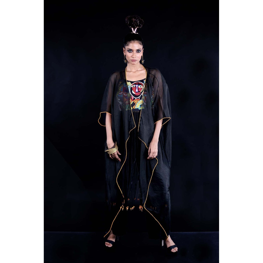 Firki by Sweta Black Aja Co-Ord (Set of 2)