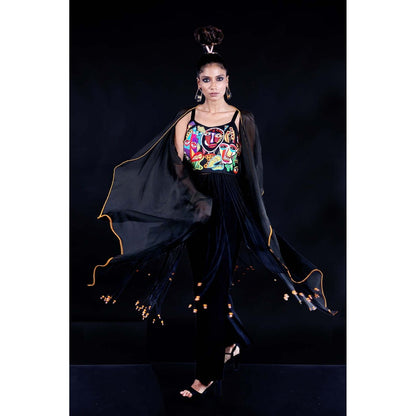 Firki by Sweta Black Aja Co-Ord (Set of 2)