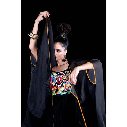 Firki by Sweta Black Aja Co-Ord (Set of 2)