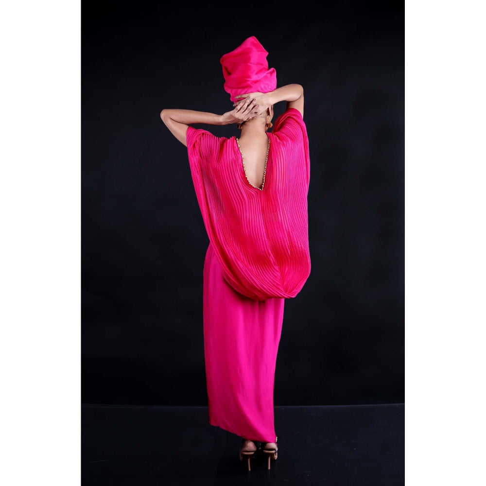 Firki by Sweta Pink Adora Co-Ord (Set of 3)