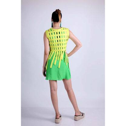 Firki by Sweta Green Eclectic Surge Dress