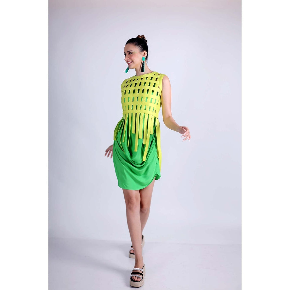 Firki by Sweta Green Eclectic Surge Dress