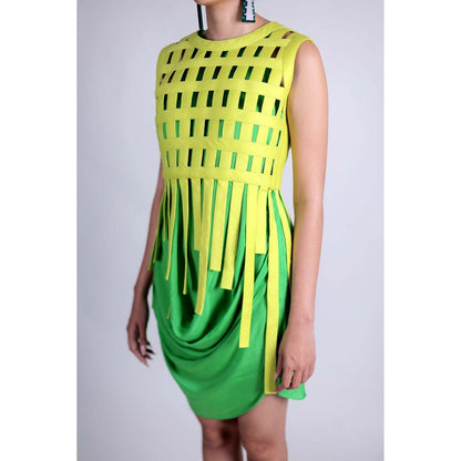 Firki by Sweta Green Eclectic Surge Dress