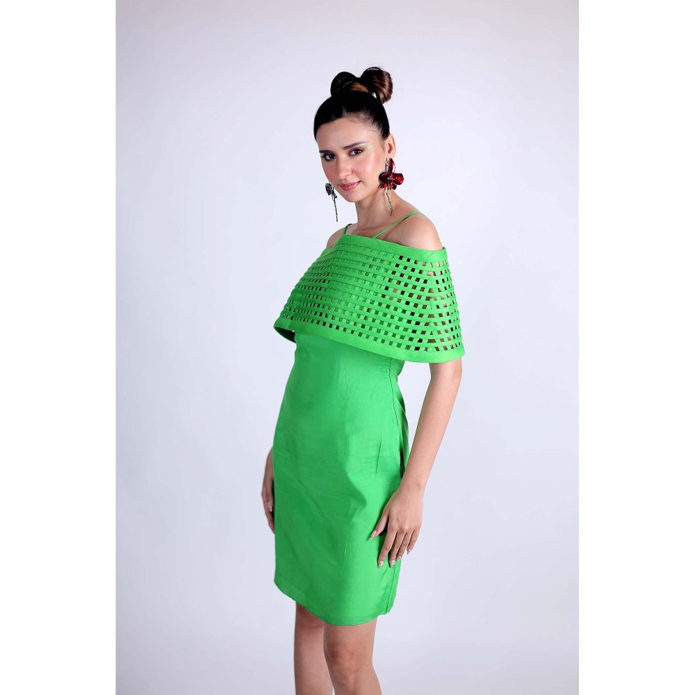 Firki by Sweta Green Neon Blitz Dress