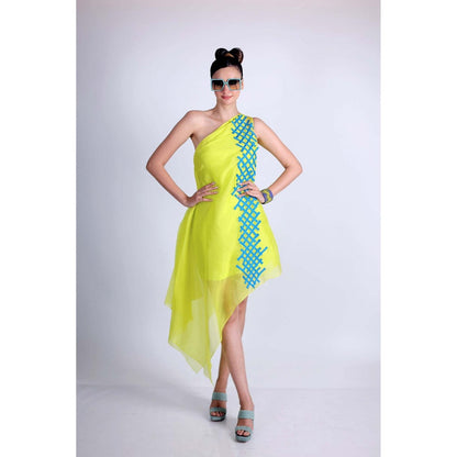 Firki by Sweta Yellow Power Puff