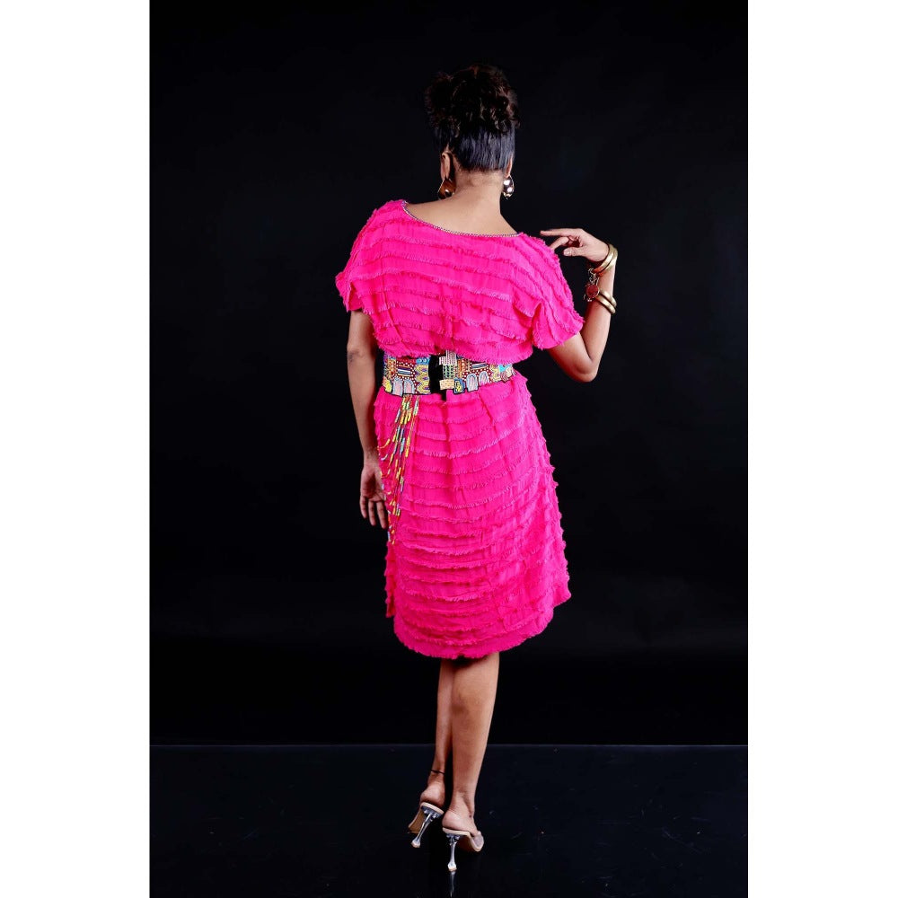 Firki by Sweta Pink Zulu Dress
