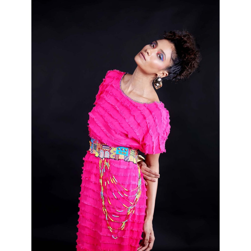 Firki by Sweta Pink Zulu Dress