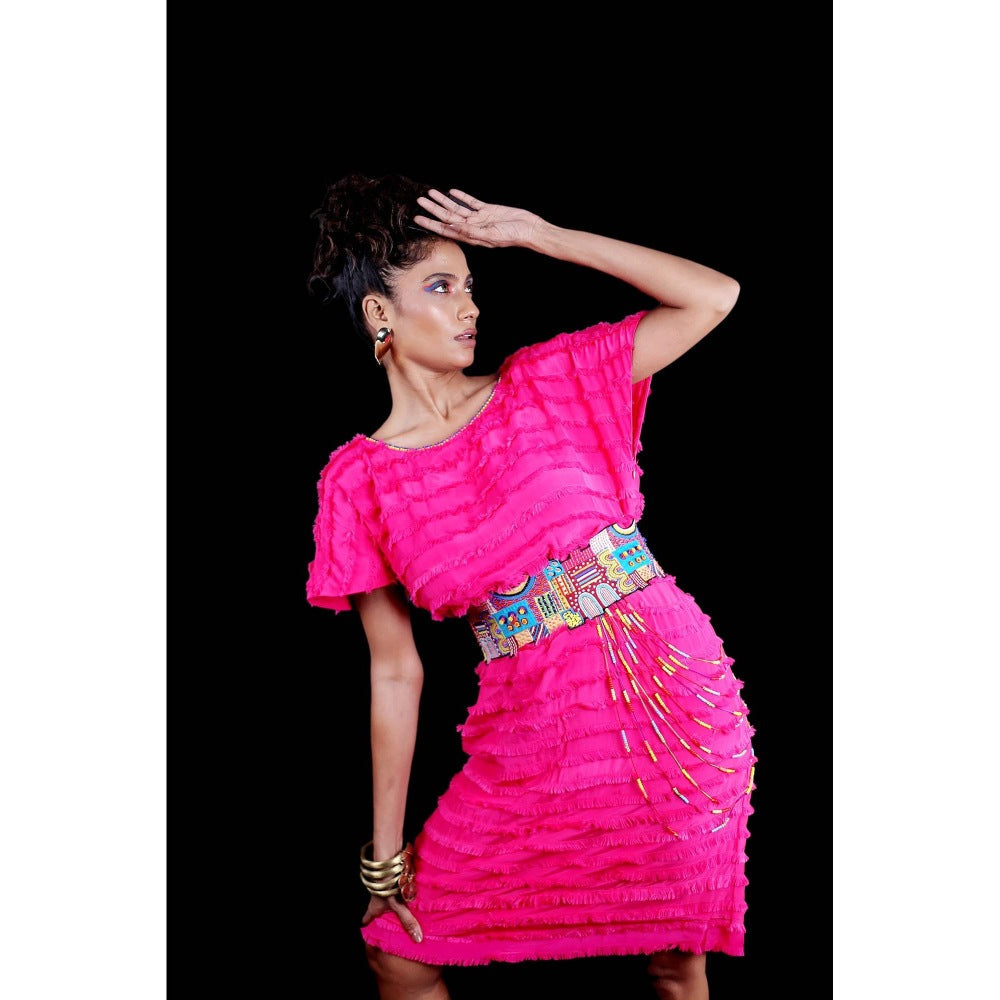 Firki by Sweta Pink Zulu Dress