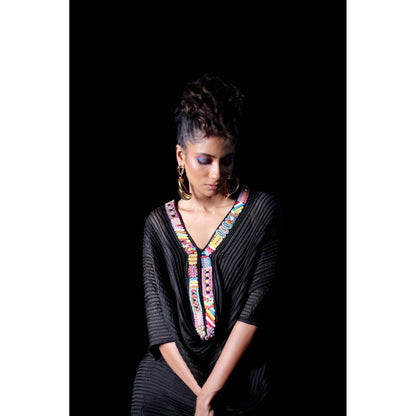 Firki by Sweta Black Makeba Dress