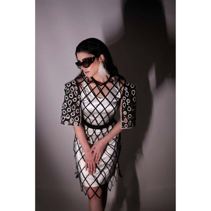 Firki by Sweta White Ebony Dress