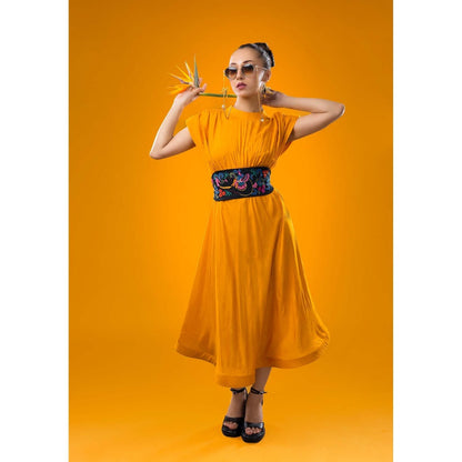 Firki by Sweta Yellow Kyoto Sunshine Dress
