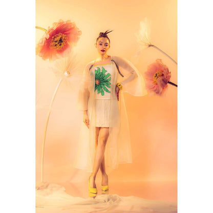 Firki by Sweta Women Ivory Floral Top