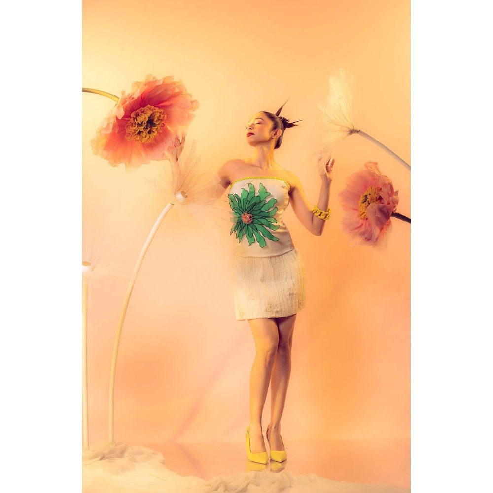 Firki by Sweta Women Ivory Floral Top