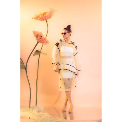 Firki by Sweta Women Ivory Floral Top