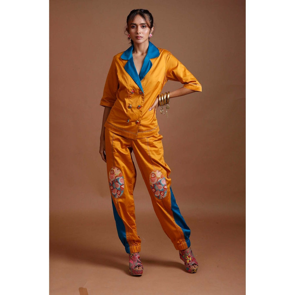 Firki by Sweta Orange Co-Ord (Set of 2)