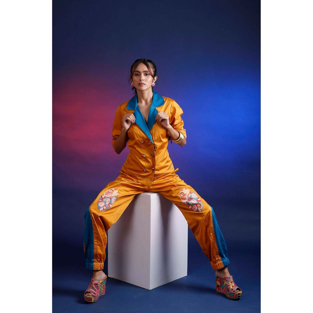 Firki by Sweta Orange Co-Ord (Set of 2)