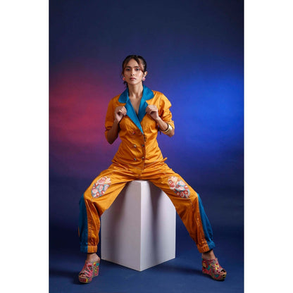 Firki by Sweta Orange Co-Ord (Set of 2)