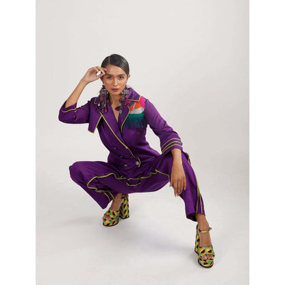 Firki by Sweta Purple Co-Ord (Set of 2)