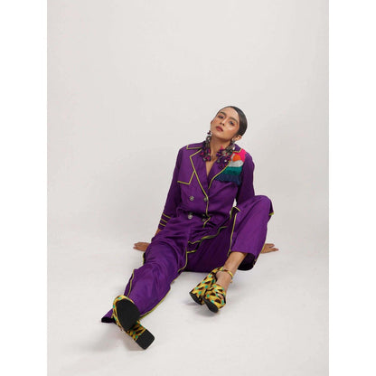 Firki by Sweta Purple Co-Ord (Set of 2)