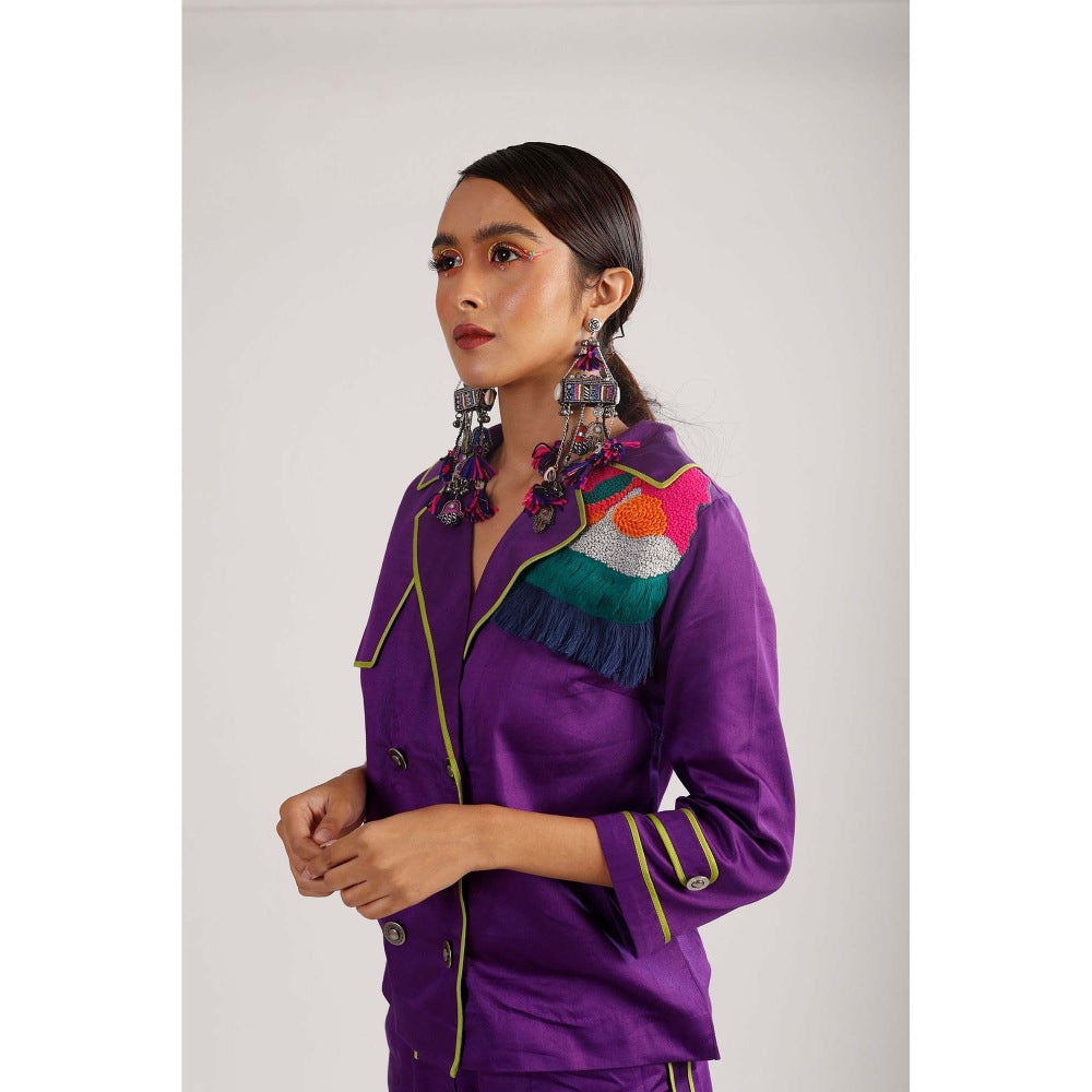 Firki by Sweta Purple Co-Ord (Set of 2)