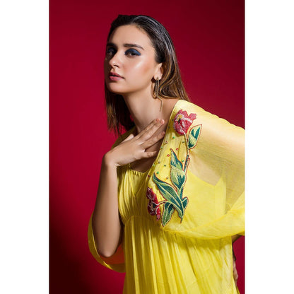 Firki by Sweta Yellow Daffodil Dress