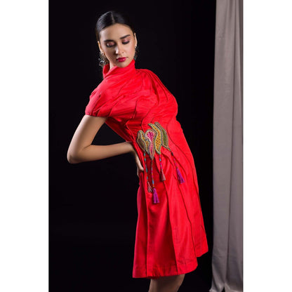 Firki by Sweta Red Scarlet Dress