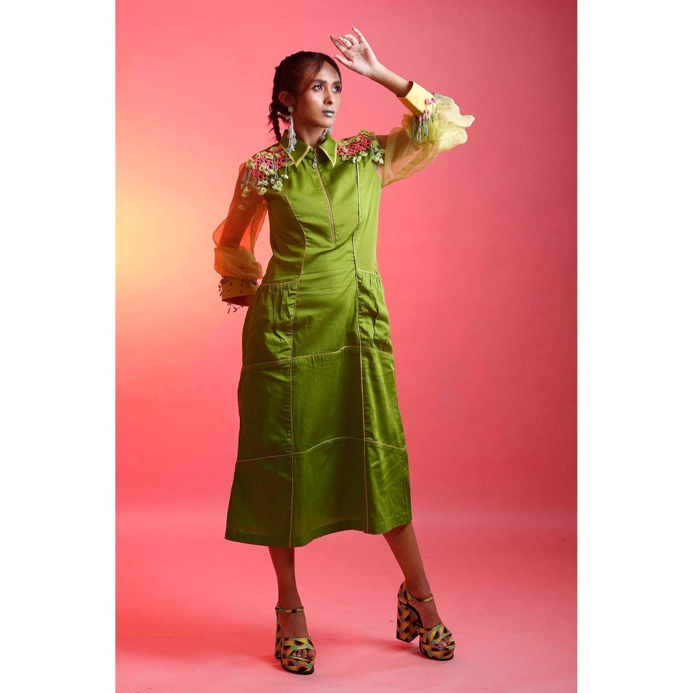 Firki by Sweta Green Atlantis Dress
