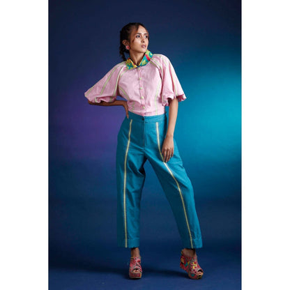 Firki by Sweta Pink Iris Jumpsuit