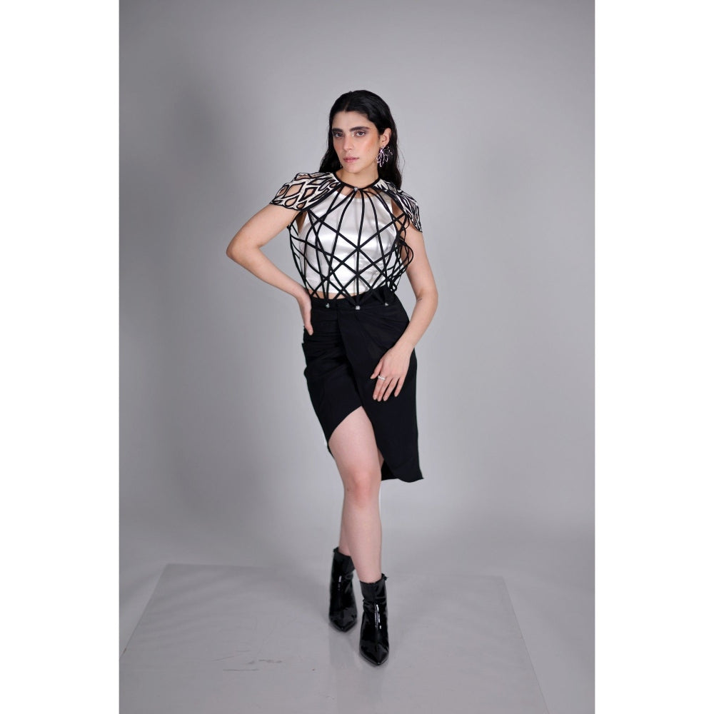 Firki by Sweta White Cocoon Top