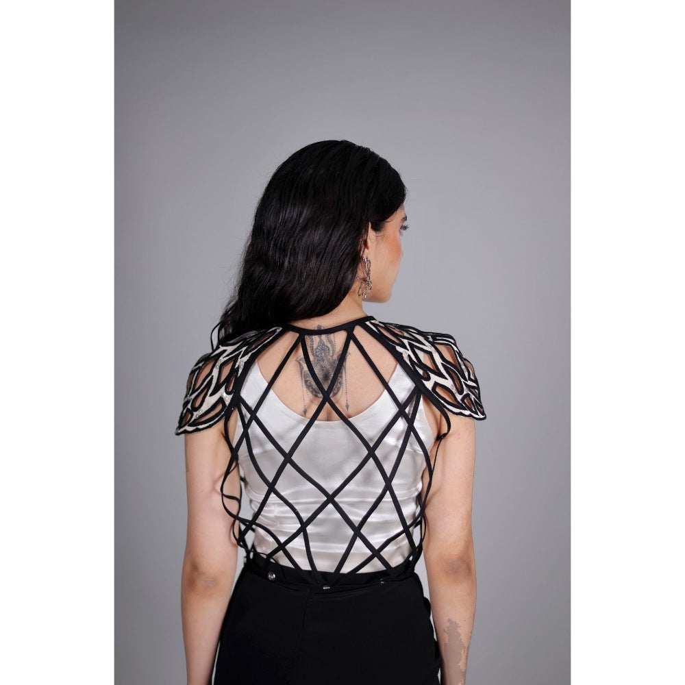 Firki by Sweta White Cocoon Top