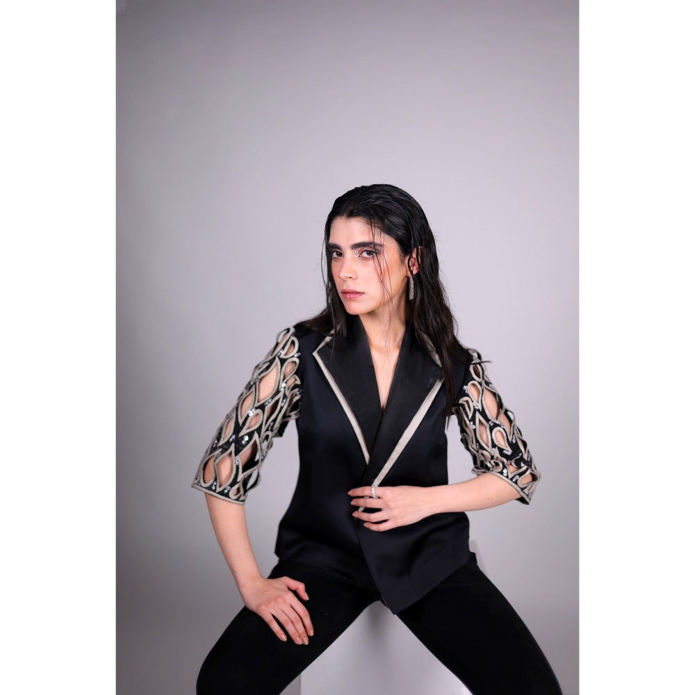 Firki by Sweta Black Onyx Blazer