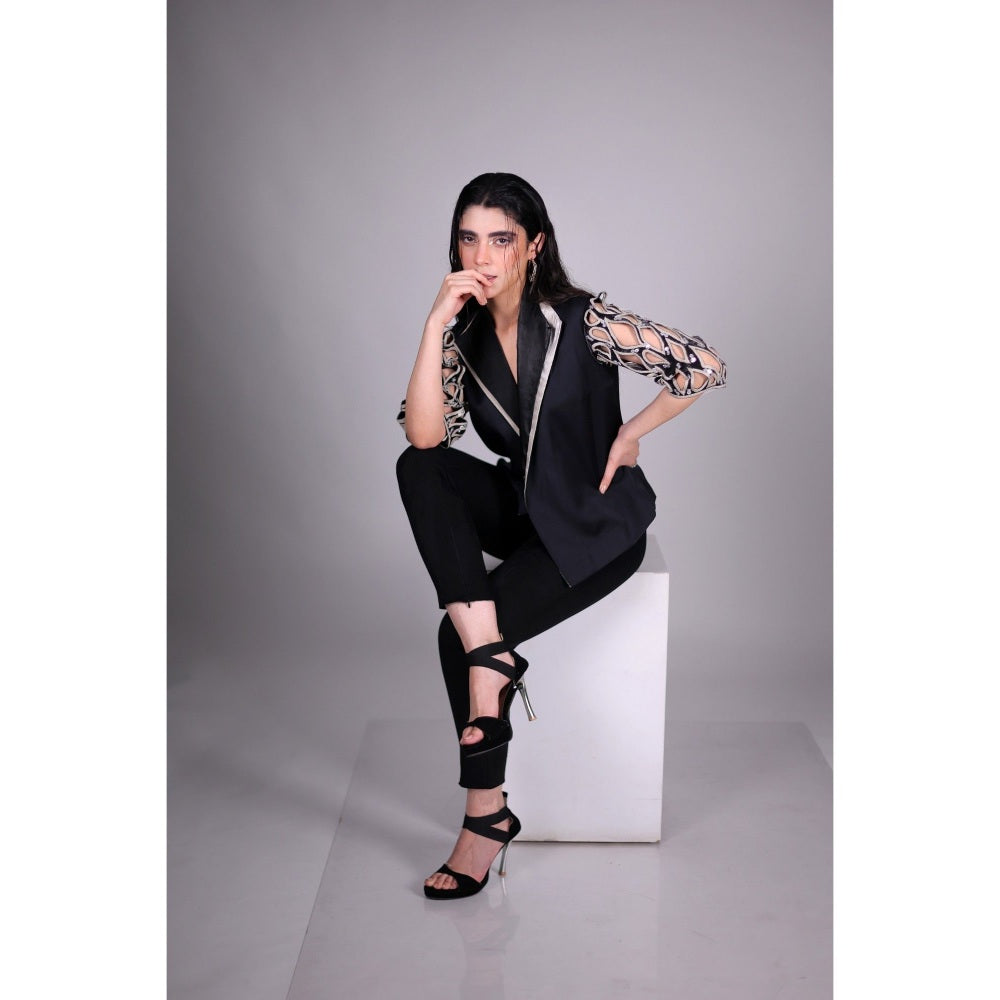 Firki by Sweta Black Onyx Blazer